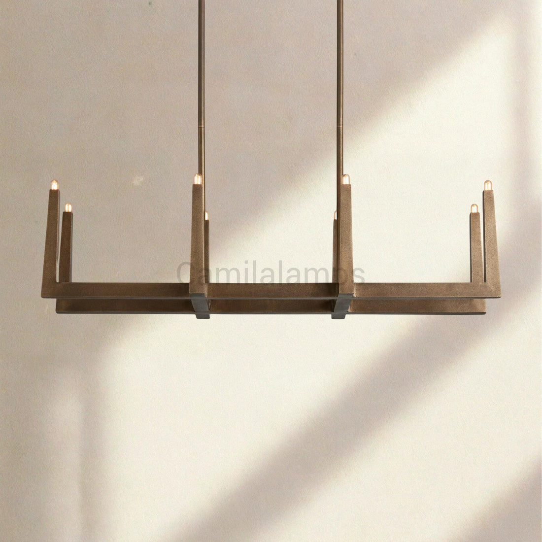 Emmet Linear Chandelier 48" 60" 72" - Camilalamps - BU-Emmet-Linear-1