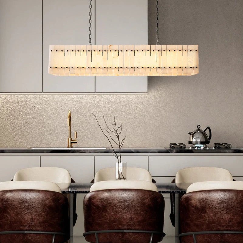 Marcus Alabaster Linear Chandelier - Camilalamps - CA - RH - CH - 2552639