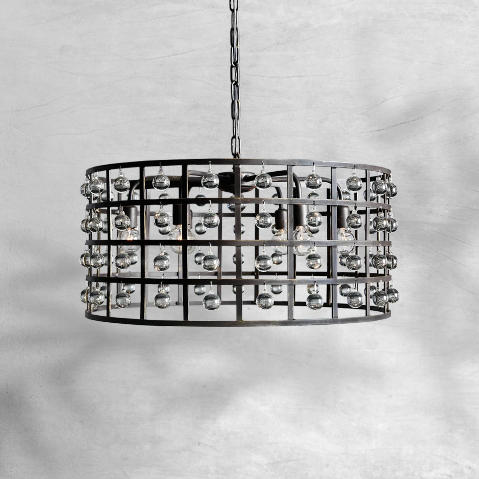 La Cage Round Chandelier - Camilalamps - CA - 636H411