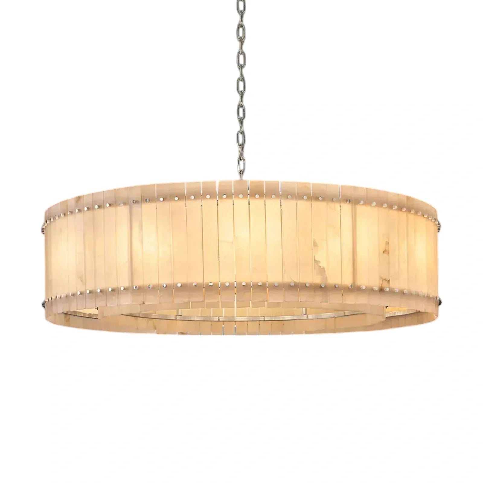 Marcus Alabaster Round Chandelier - Camilalamps - CA - RH - CH - 2552648