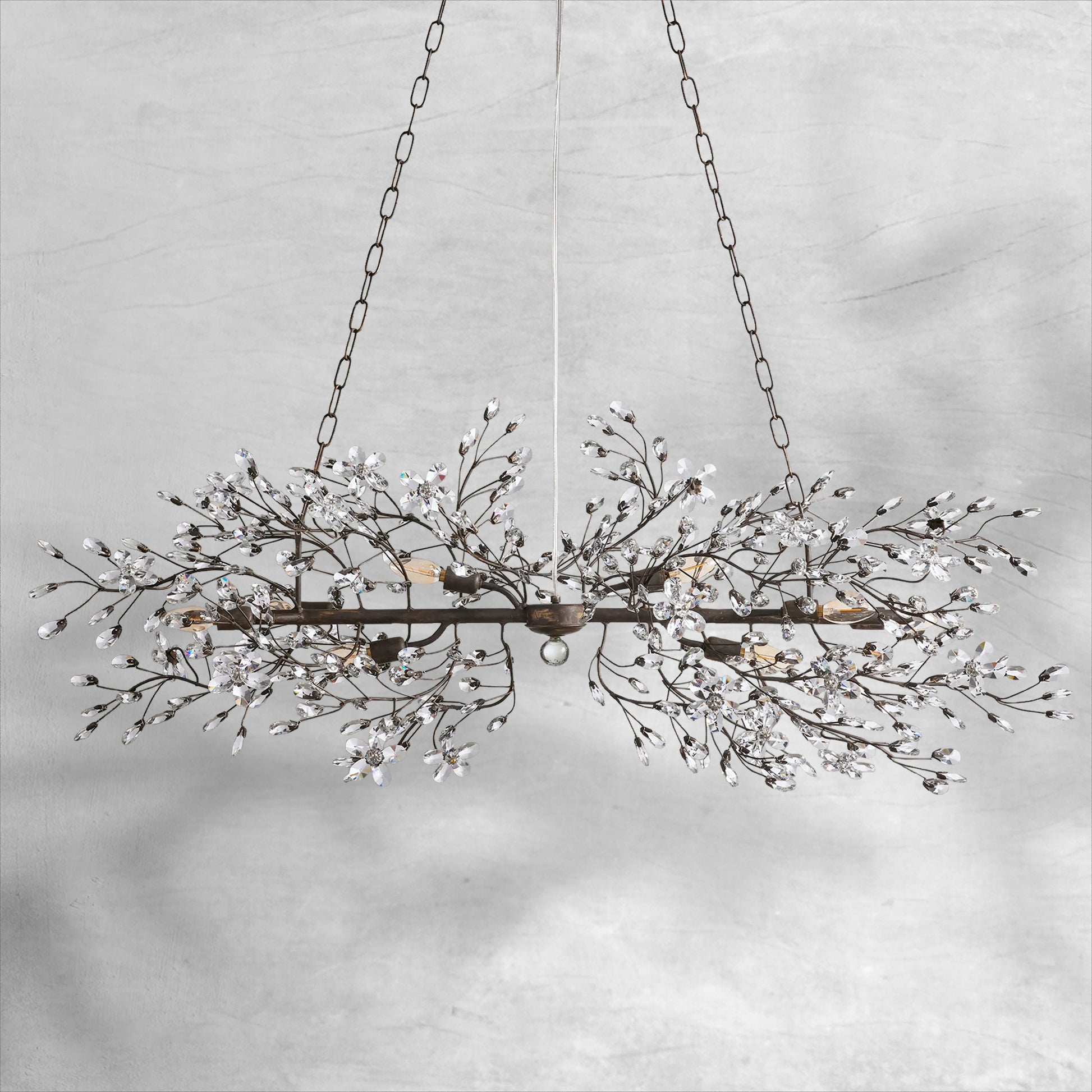Fiore Linear Chandelier 43"51"68" - Camilalamps - CA - 636H677