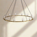Paricia Glass Round Chandelier 36