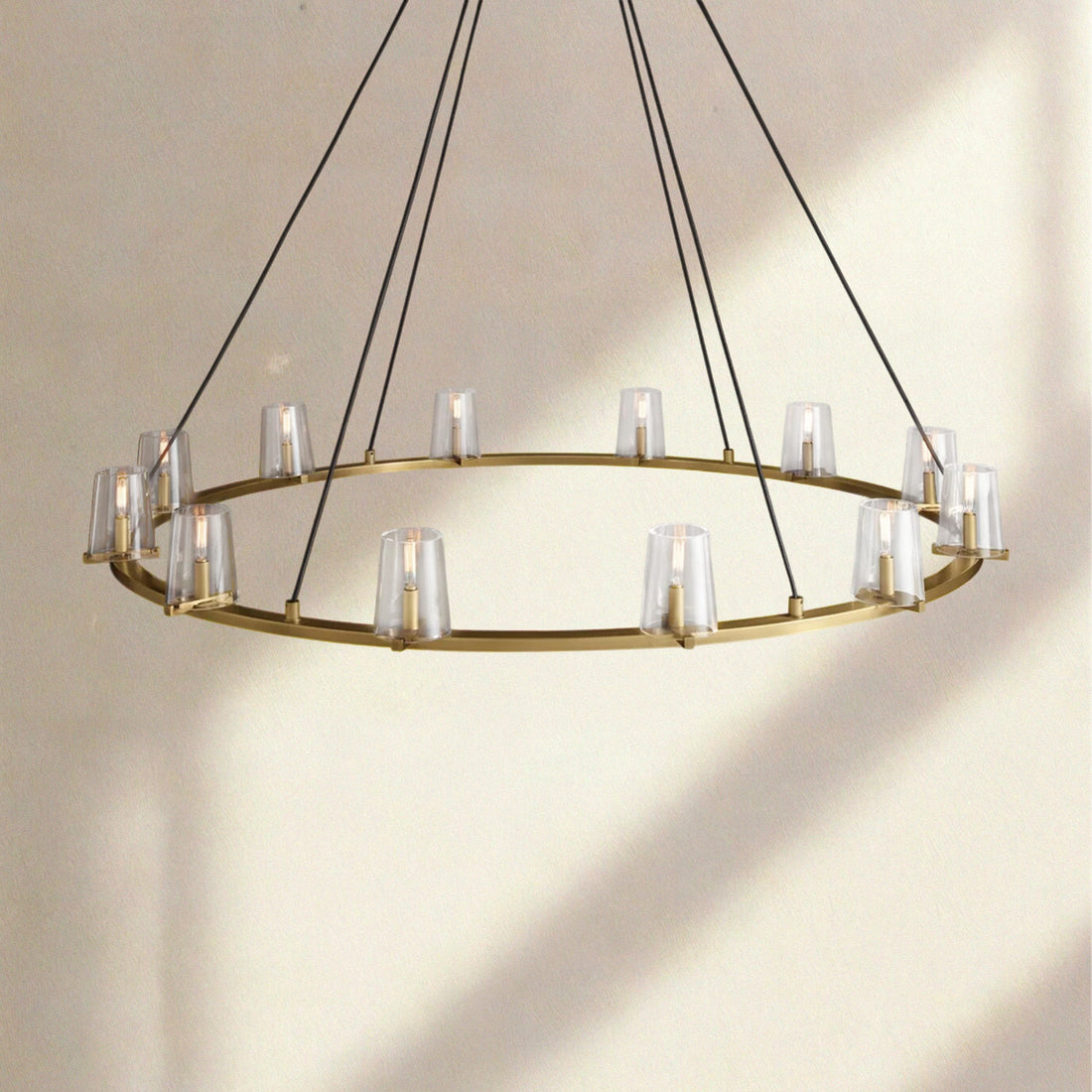 Paricia Glass Round Chandelier 36", 48", 60" - Camilalamps - CAM1607