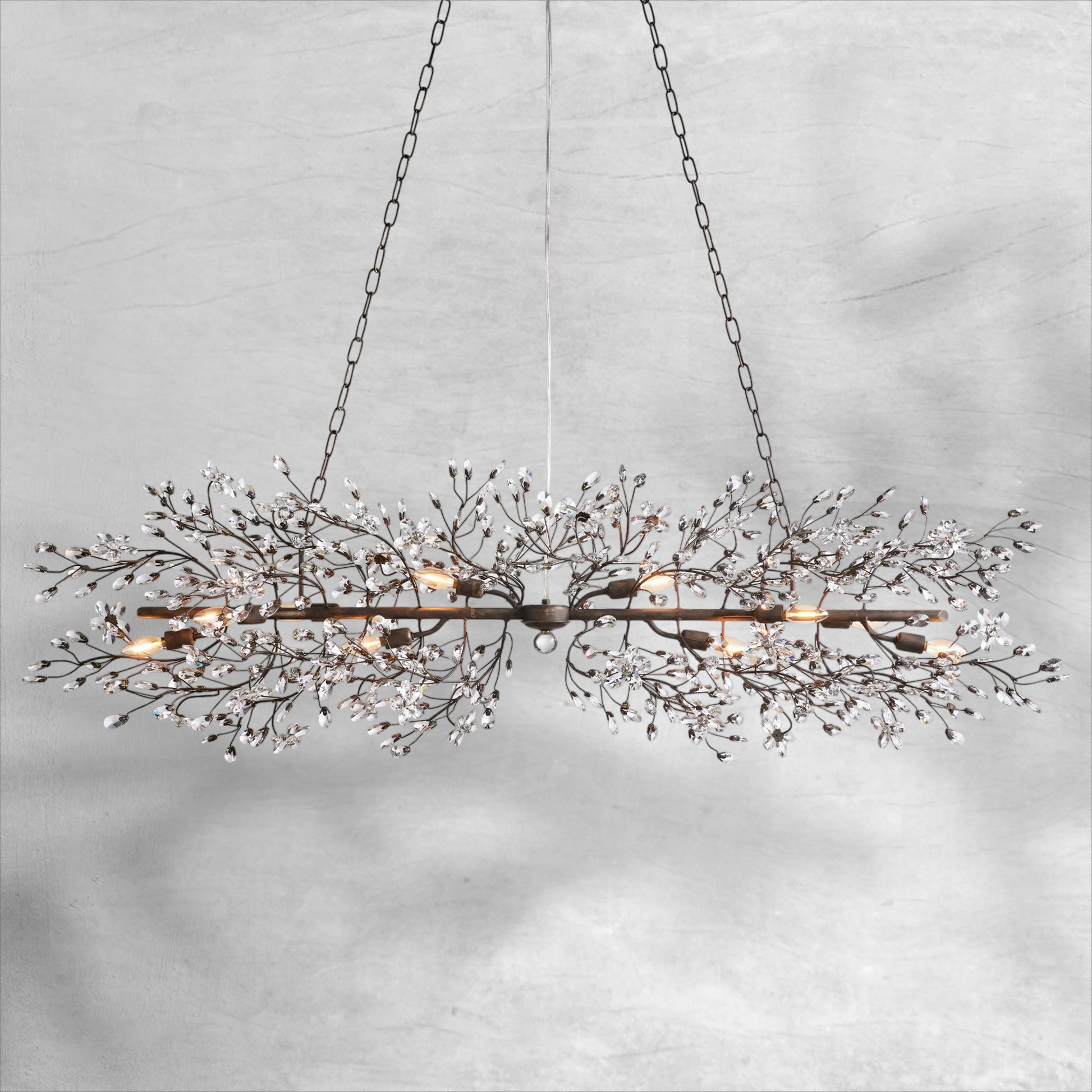 Fiore Linear Chandelier 43"51"68" - Camilalamps - CA - 1ZA0016