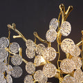 Kevin Elspeth Modern Round Gold Clear Crystal  Wall Sconce For Bedroom Wall Light Fixtures Kevinstudiolives   