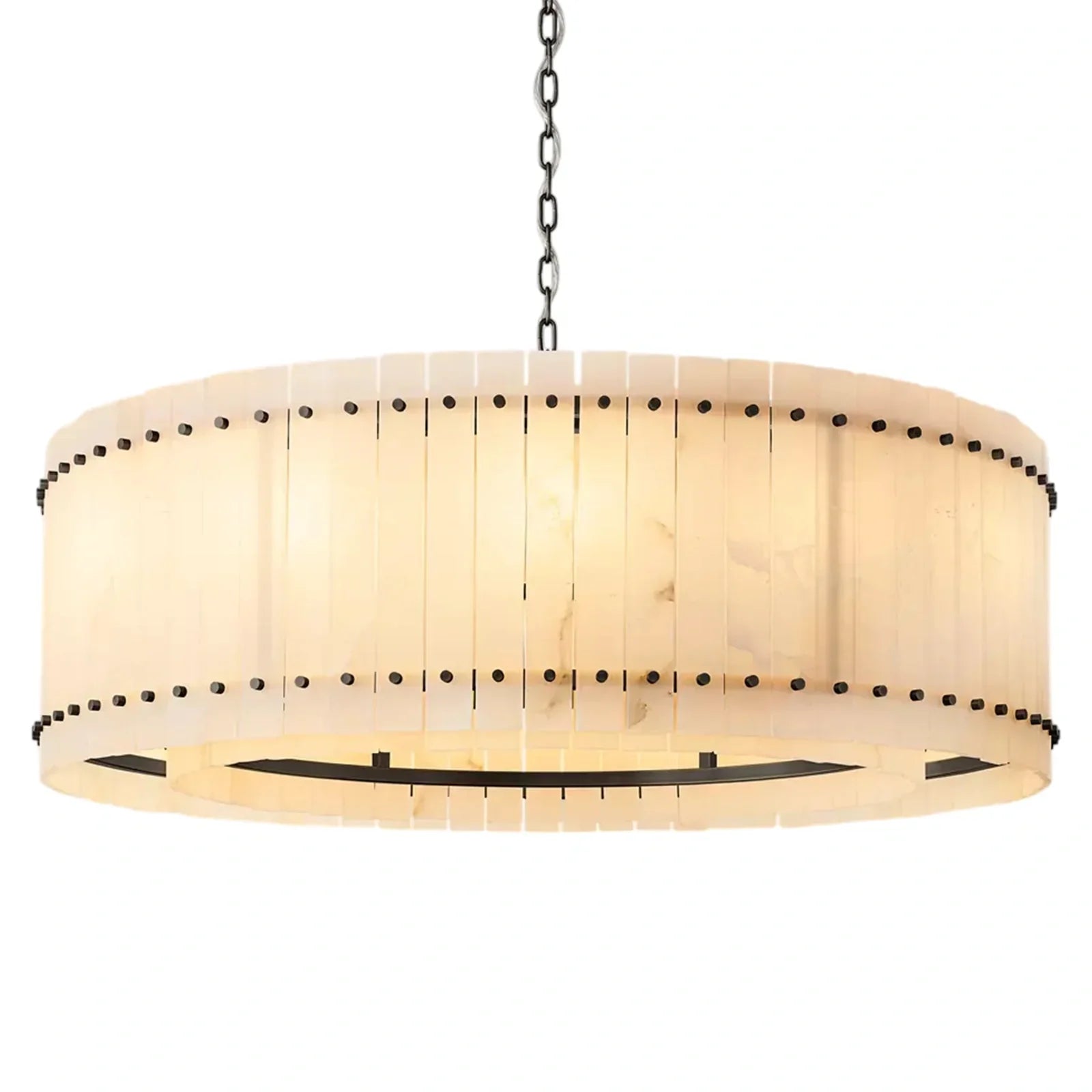 Marcus Alabaster Round Chandelier - Camilalamps - CA - RH - CH - 2552655