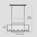 Glory Linear Chandelier - Camilalamps - CA - LI2024 - C5750