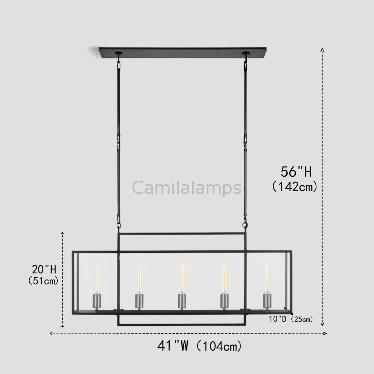 Glory Linear Chandelier - Camilalamps - CA - LI2024 - C5750