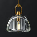 7 - inch Glass Brass Pendant Light with Adjustable Height – 2 Pack - Camilalamps - CA-B0FHV9CDJX