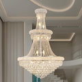 Chrome 24 - Light Crystal Chandelier for High Ceilings - Camilalamps - CA-B0FPX75D2H