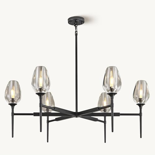 Modern Crystal Chandelier 10 Lights Brass 65in Gold Rectangle K9 Pendant Light - Camilalamps - CA-B0DNYR2879