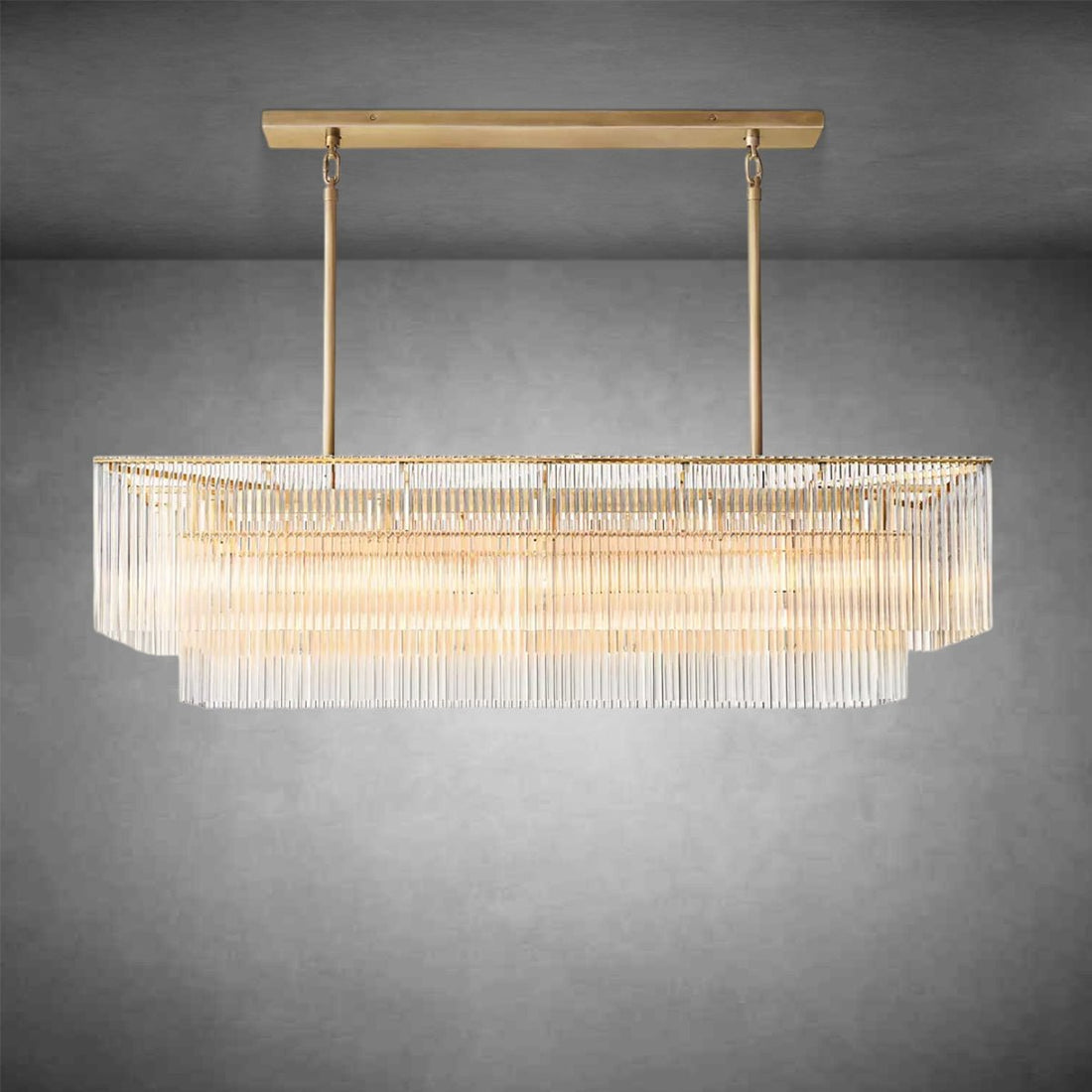 Amadeon Rectangular Chandelier 54" - Camilalamps - CA - Amadeon - RC07
