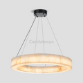 Alabaster Halo Ring Chandelier - Camilalamps - CA - LI2024 - C5555
