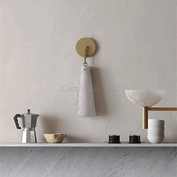 Kevin Javad Alabaster Wall Sconce, Designer Wall Lights Wall Sconce Kevinstudiolives   
