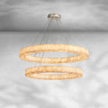 Rivaga 2 - Tier Round Calcite Chandelier 60