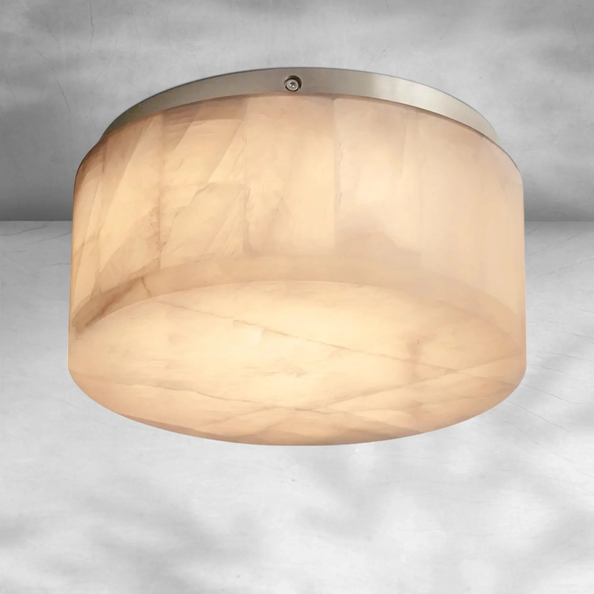 Rivaga Calcite Round Flushmount 6"10"14" - Camilalamps - CA-DE2023-C0698