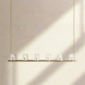 Paricia Glass Linear Chandelier 49