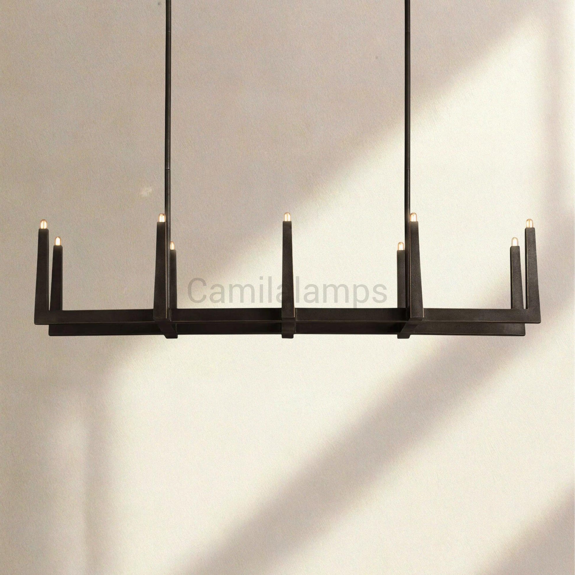 Emmet Linear Chandelier 48" 60" 72" - Camilalamps - BU-Emmet-Linear-4