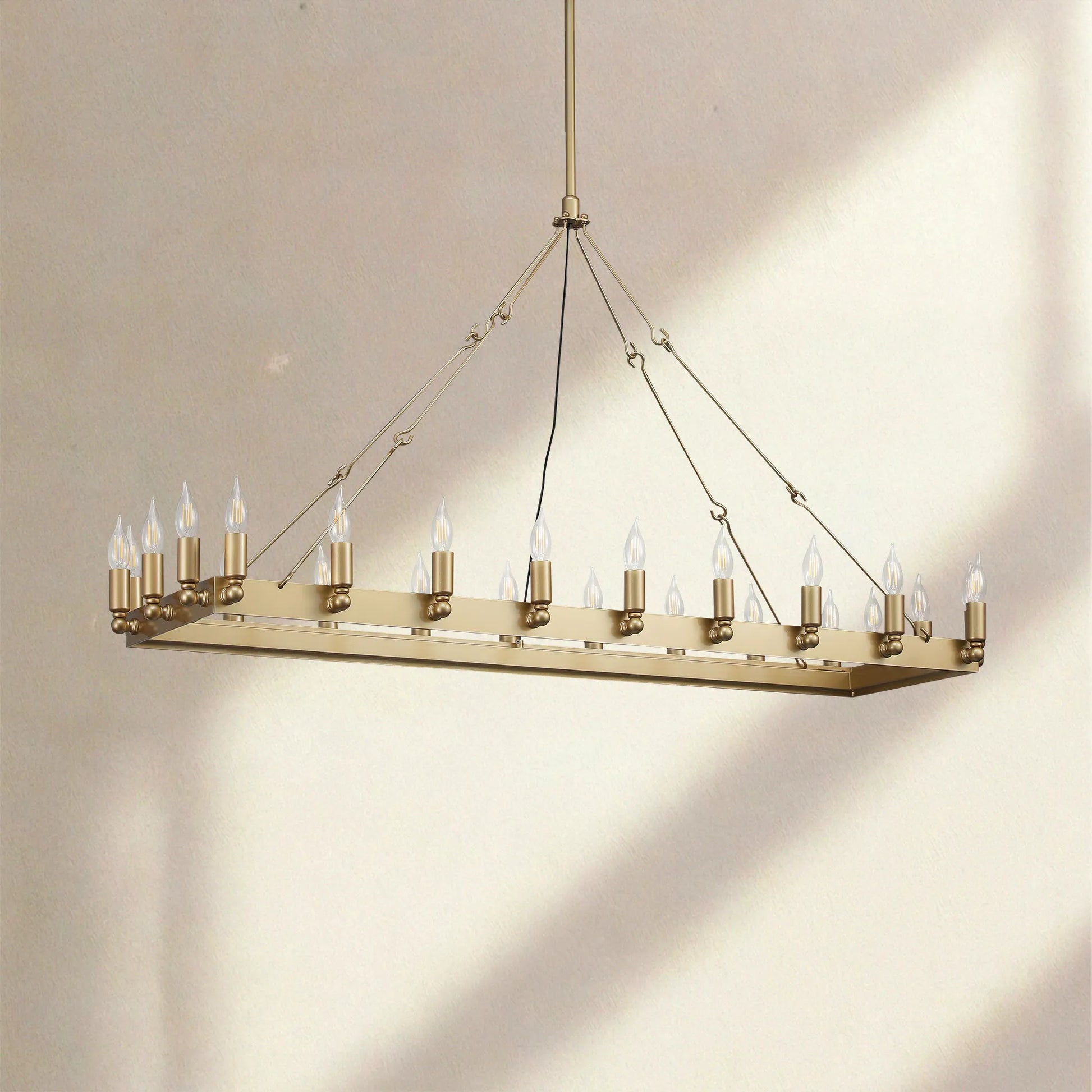 Coviro Rectangular Outdoor Chandelier - Camilalamps - CA-CH2579