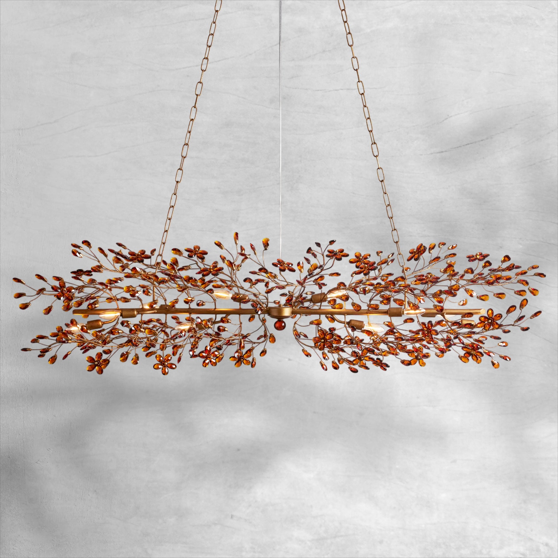 Fiore Linear Chandelier 43"51"68" - Camilalamps - CA - 636H677