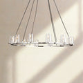 Pauillac Clear Glass Round Chandelier - Camilalamps - EDC-15