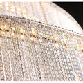 Alisa Luxury Aluminum Chain Tassel Ring Multilayer Chandelier - thebelacan