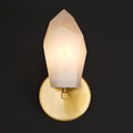 Gold Alabaster Marble Wall Sconce for Modern Living Spaces - Camilalamps - CA-B0FJRFBNMC