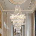 Chrome 24 - Light Crystal Chandelier for High Ceilings - Camilalamps - CA-B0FPX75D2H