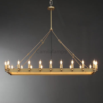 Celeste Rectangular Chandelier 41", 52"