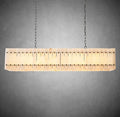 Sun Marcus Alabaster Linear Chandelier 54