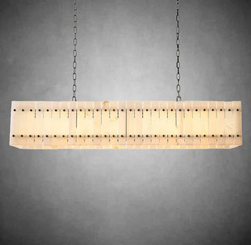 Sun Marcus Alabaster Linear Chandelier 54"72" - Camilalamps - CA - marion - 2