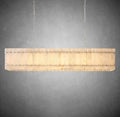 Sun Marcus Alabaster Linear Chandelier 54