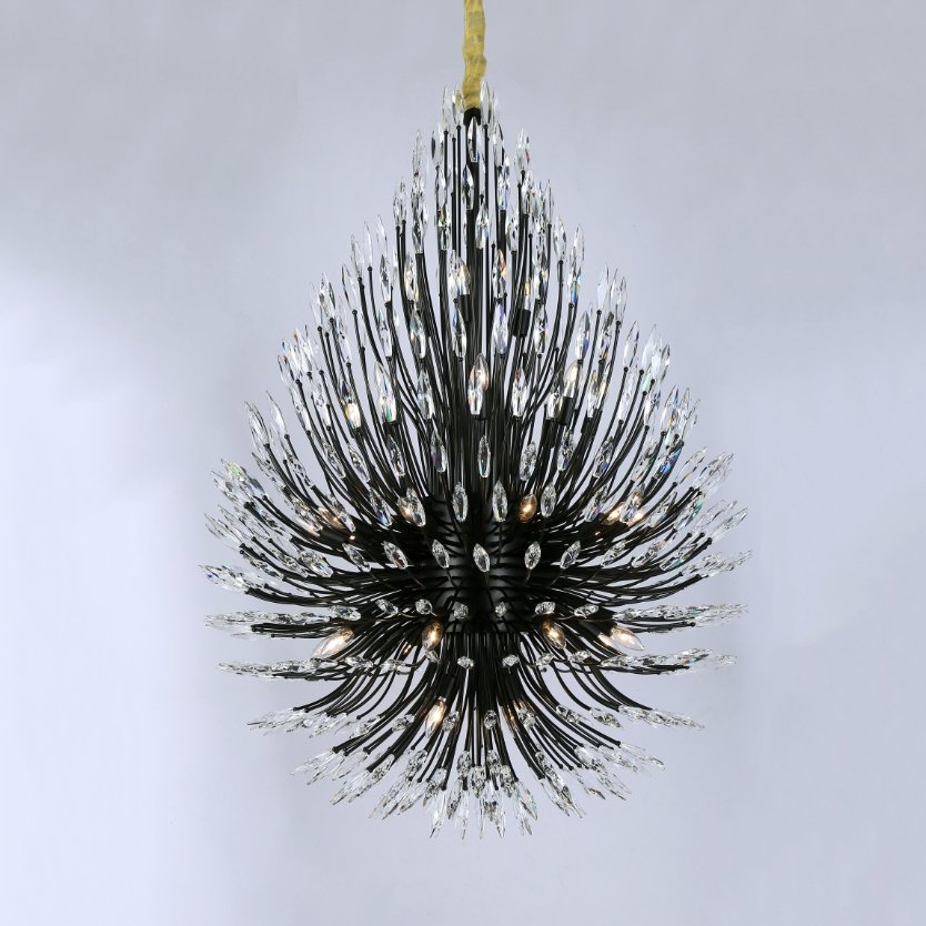 Lily Starburst Crystal Sputnik Chandelier - Camilalamps - CA-LSCSCC-01