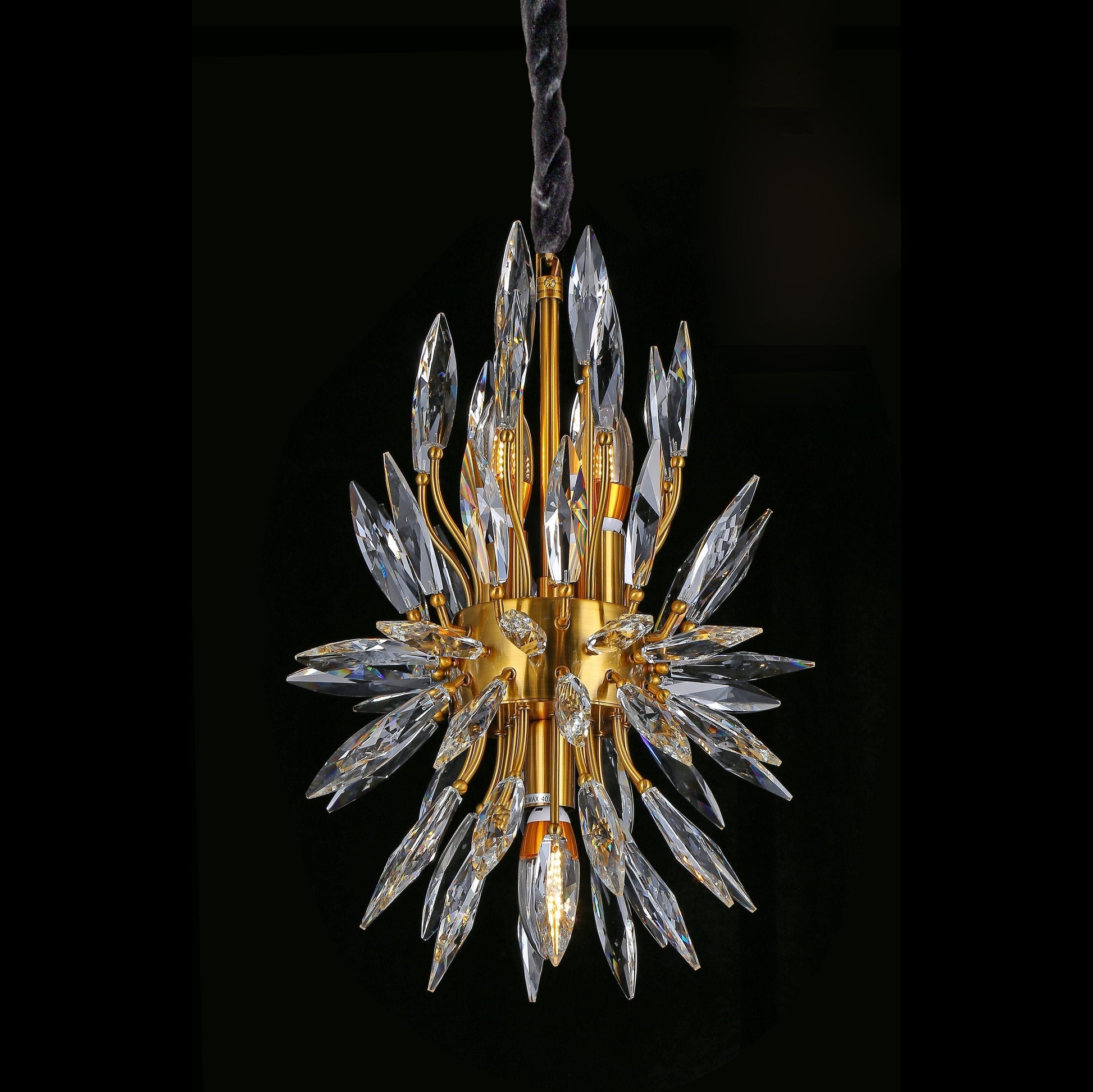 Lily Starburst Crystal Sputnik Chandelier - Camilalamps - CA-LSCSCC-02