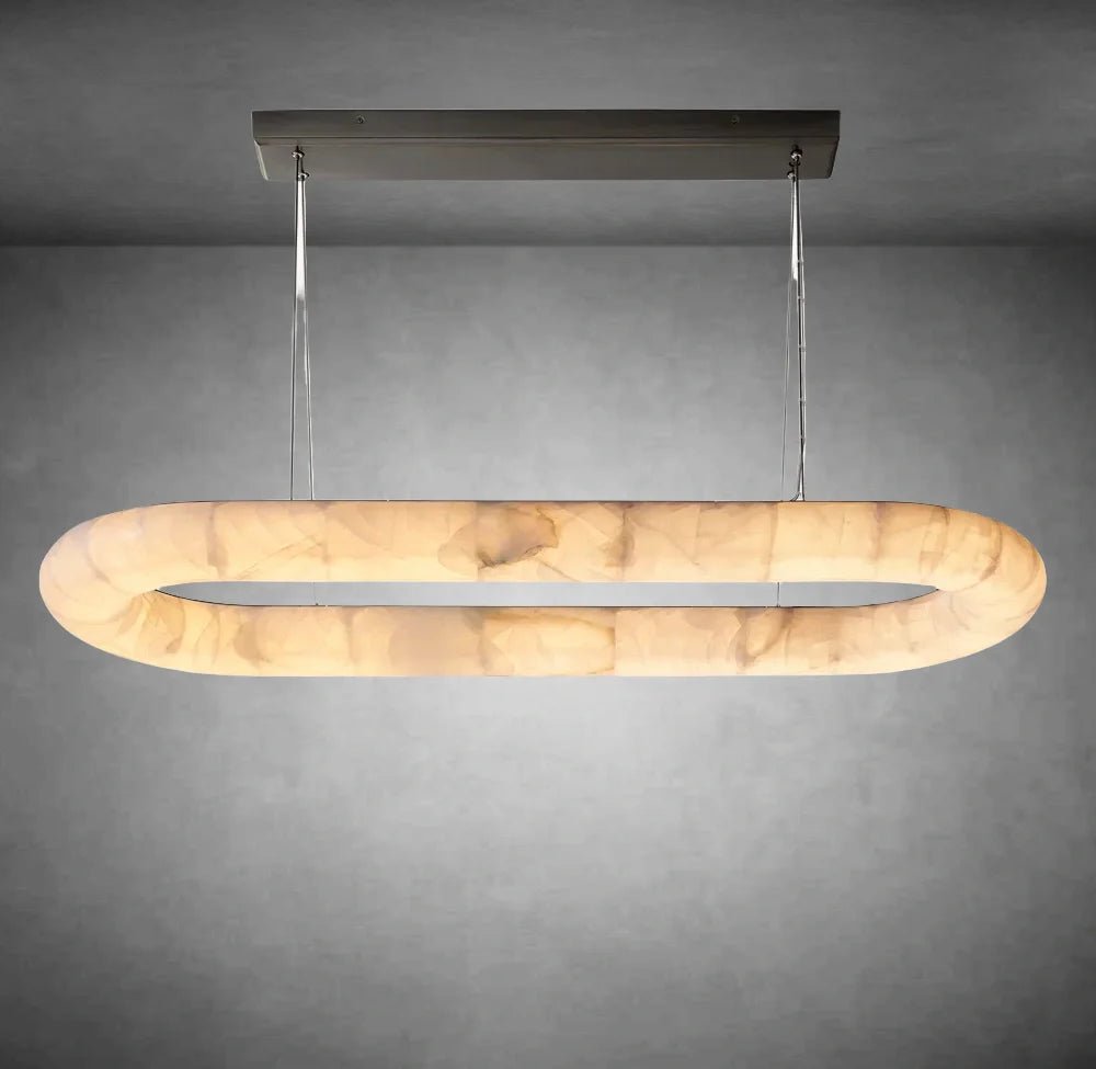 Gabriel Lisse Oval Chandelier - Camilalamps - CA - CH - 3196