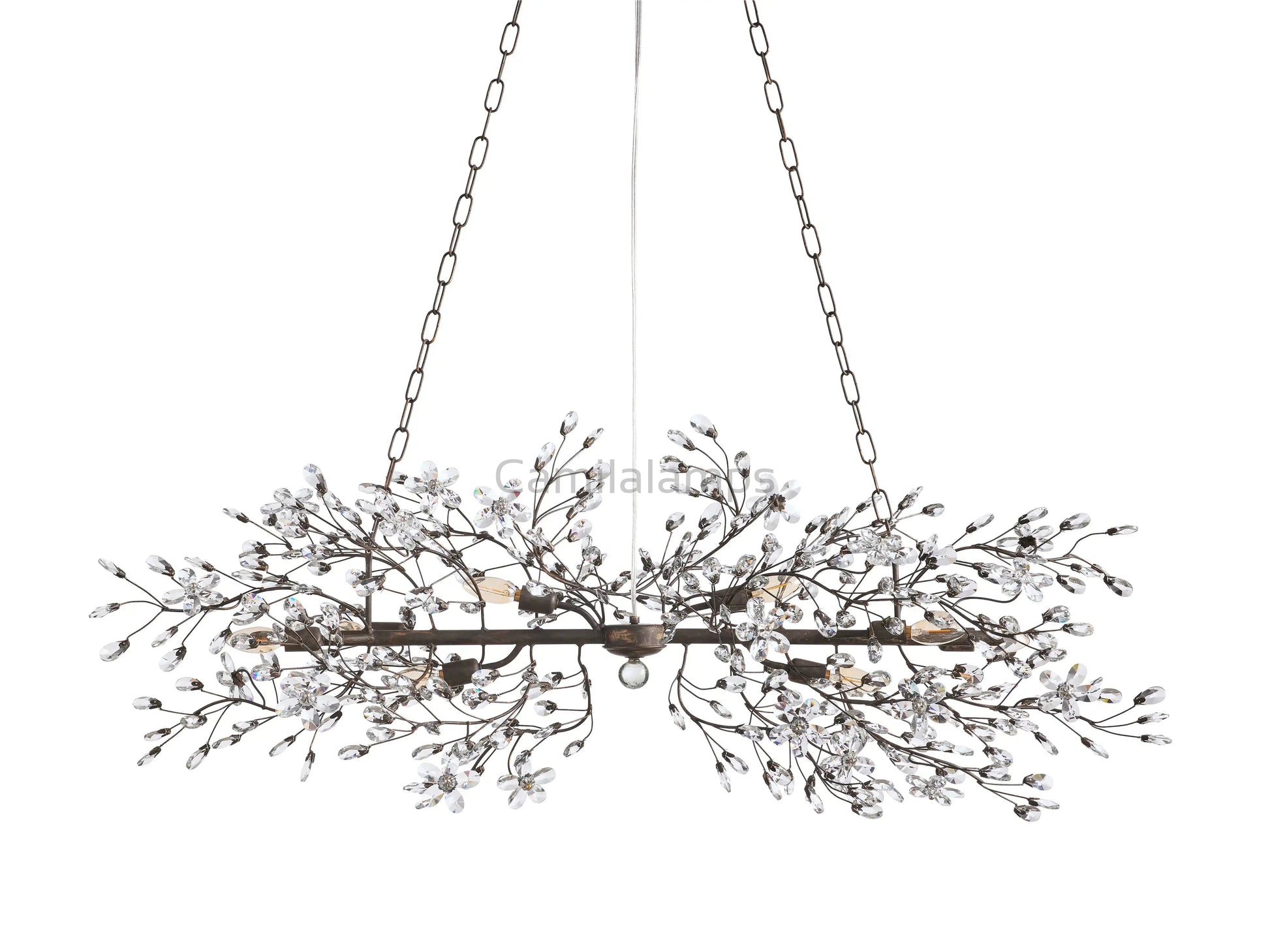 Fiore Linear Chandelier 43"51"68" - Camilalamps - CA - 1ZA0016