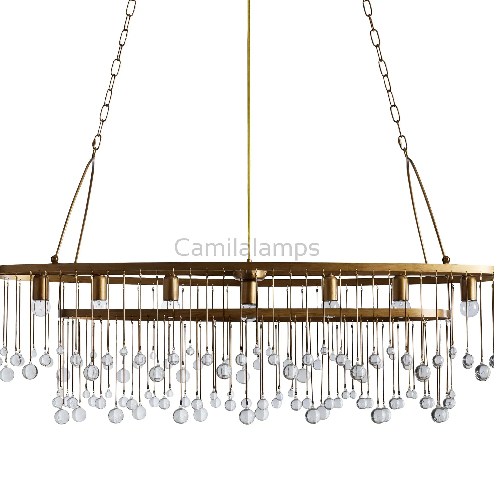 Aubrey 7 Light Oval Chandelier