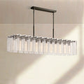 Calametta Glass Rectangular Chandelier 60