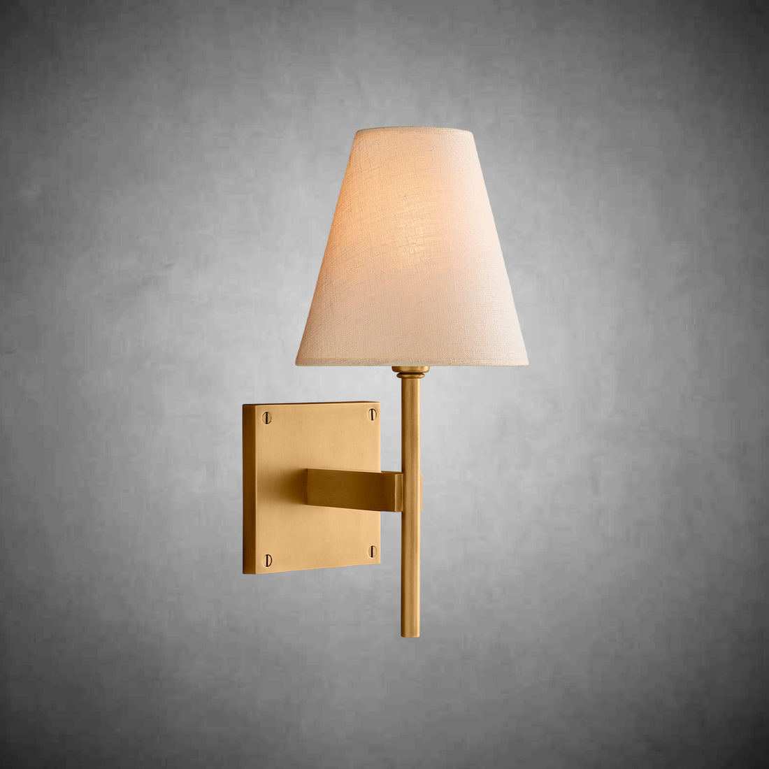 Fulhamic Linen Shade Sconce Light - Camilalamps - CAARHWS - 2561237