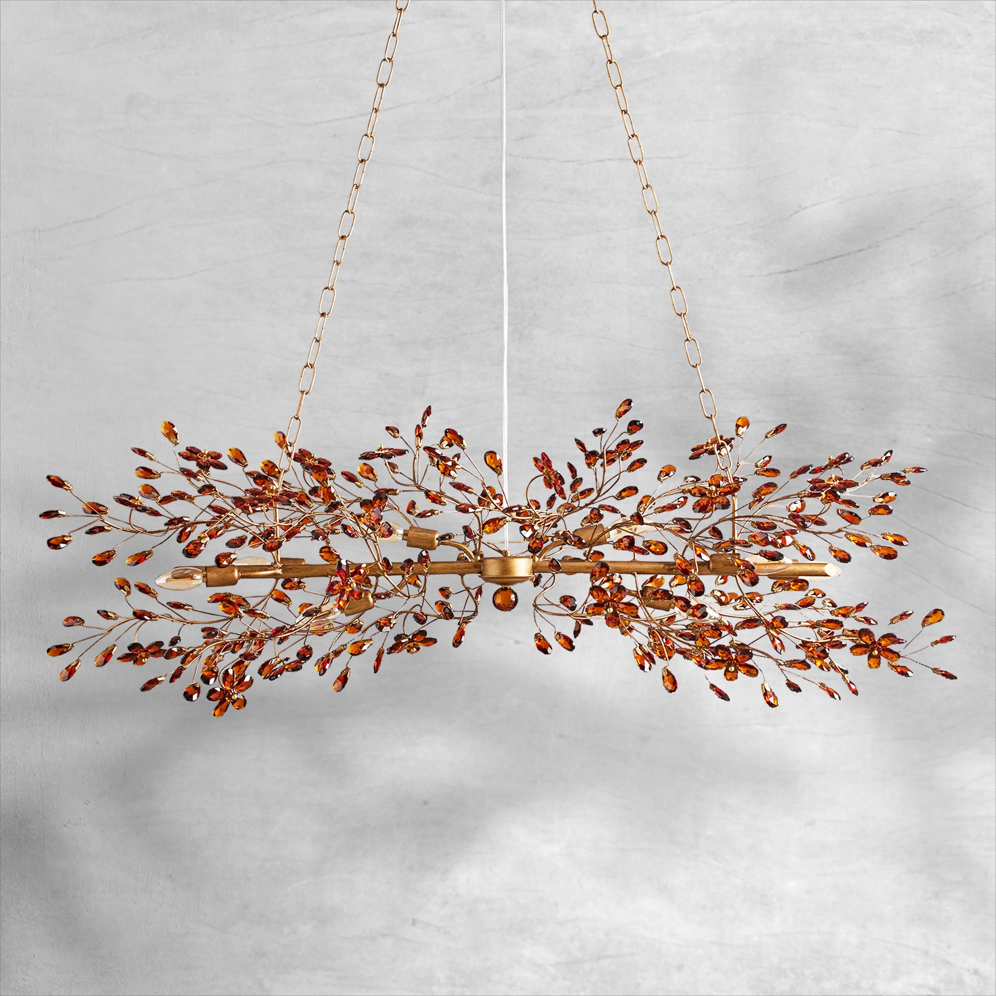 Fiore Linear Chandelier 43"51"68" - Camilalamps - CA - 1ZA0016