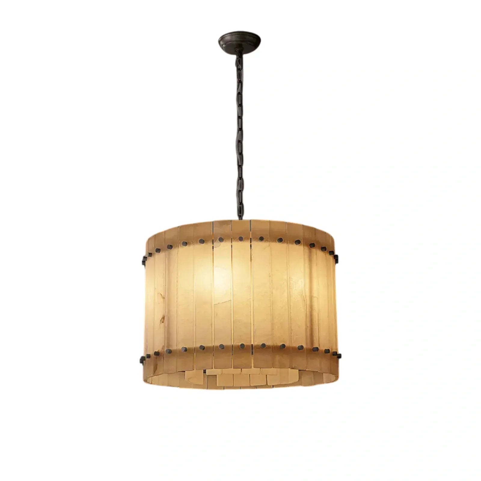 Marcus Alabaster Round Chandelier - Camilalamps - CA - RH - CH - 2552653