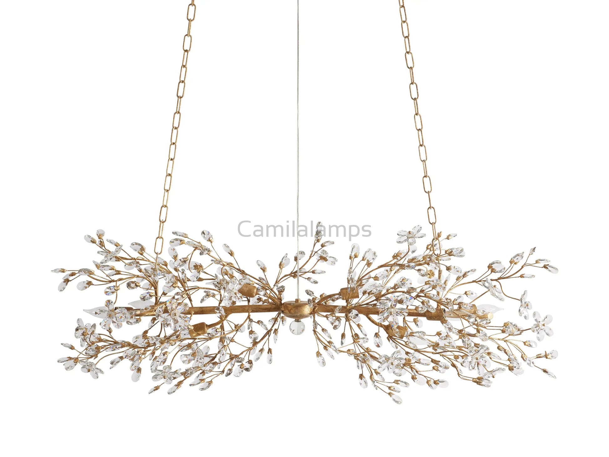 Fiore Linear Chandelier 43"51"68" - Camilalamps - CA - 1ZA0016