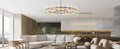 48 Inch Black Wagon Wheel Chandelier with Crystal Shade, 48 Lights, Modern Farmhouse Style, Ideal for Dining Room, Kitchen, Entryways - Camilalamps - B0DPJY8R54