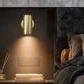 Gold Brass Picture Light Sconce with Adjustable LED, Wall Mount - Camilalamps - CA-B0F9SJ81FQ