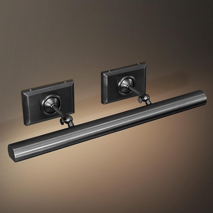 24 - Inch Hardwired Brass Picture Light with Dimmable LEDs - Camilalamps - CA-B0FCS62P55