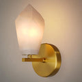 Gold Alabaster Marble Wall Sconce for Modern Living Spaces - Camilalamps - CA-B0FJRFBNMC