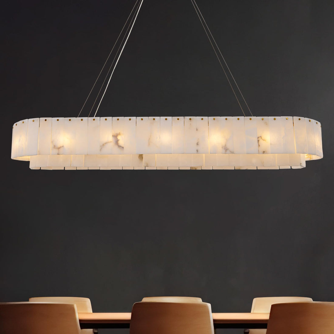 Alabaster Chandeliers D23in Round Chandeliers for Dining Room Small Chandelier Light Fixture for Kitchen Living Room Foyer Entryway Hallway