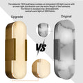 19.7'' Wall Sconces Set of 2, Natural Alabaster Wall Light, Indoor Vanity Light Fixtures for Bathroom,Black Bedside Wall Lamp Perfect for Hallway, Living Room,Bedroom,Stairs(Gift Bulb) - Camilalamps - B0CHYF9LZM