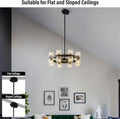 Black Wagon Wheel Chandelier 18