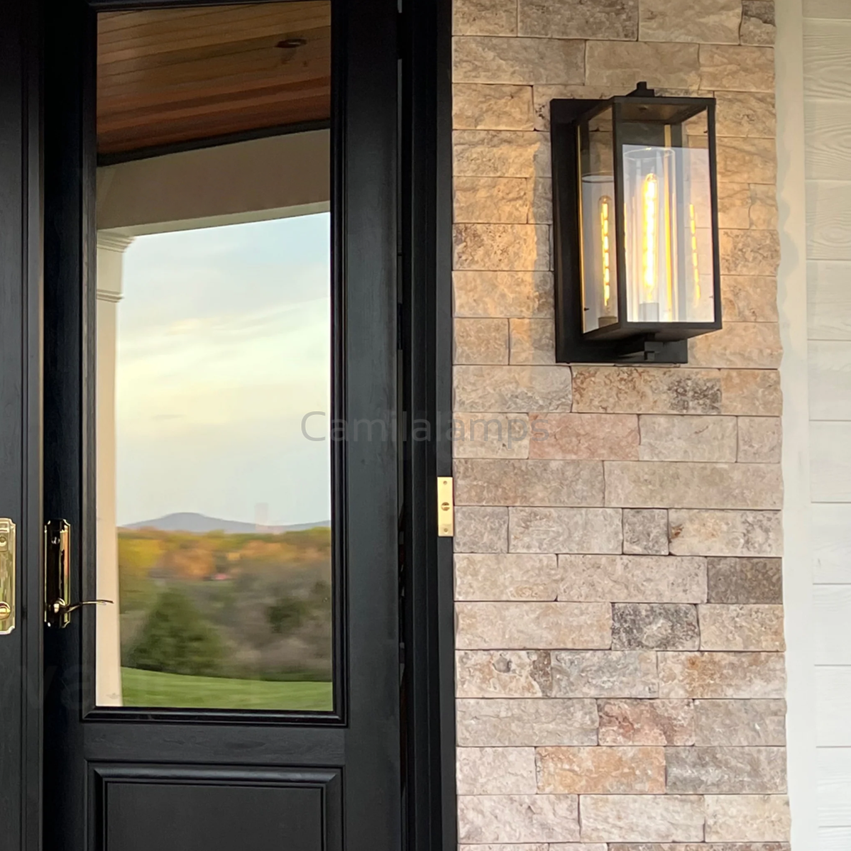 Drusilla Modern Outdoor Square Wall Sconce